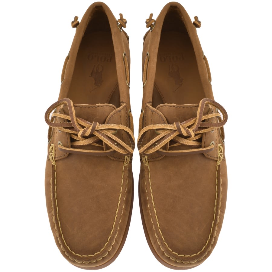 Ralph Lauren Merton Boat Shoes Brown